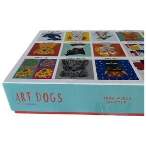 Art Dogs 1000 piece Puzzle - Nia ski art ,